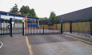 School swing gates