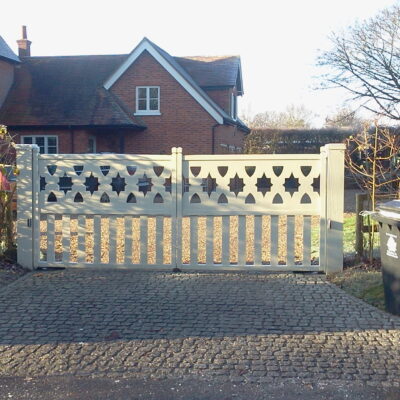 patterned home gats installed