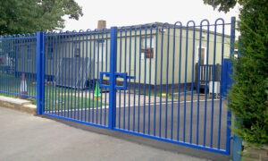 School access swing gates