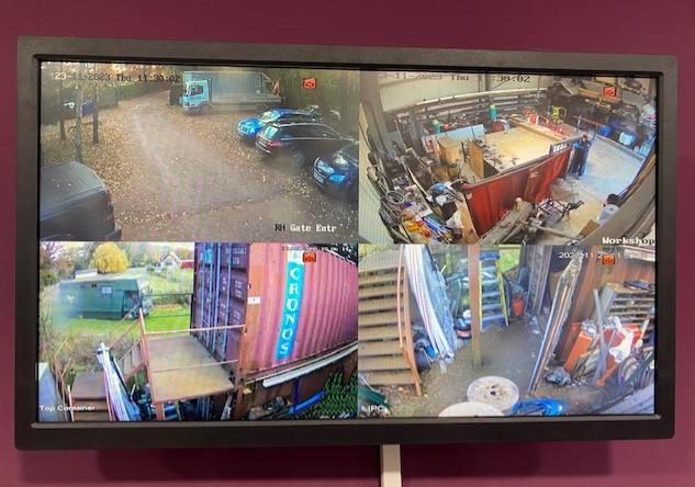 CCTV Monitoring multiscreen