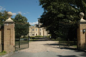 country house metal gates