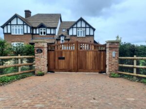 Oxford Home Gates installed with access control