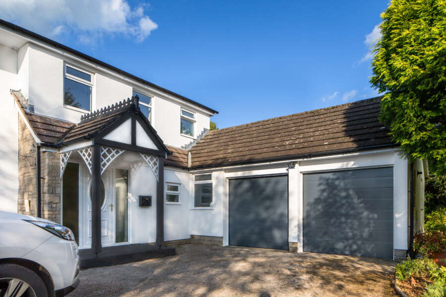 Roller garage door grey